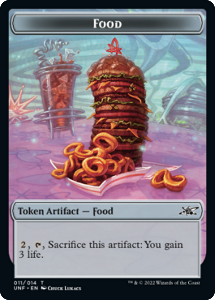 Squirrel // Food (011) Double-Sided Token [Unfinity Tokens] | Lots Moore NSW