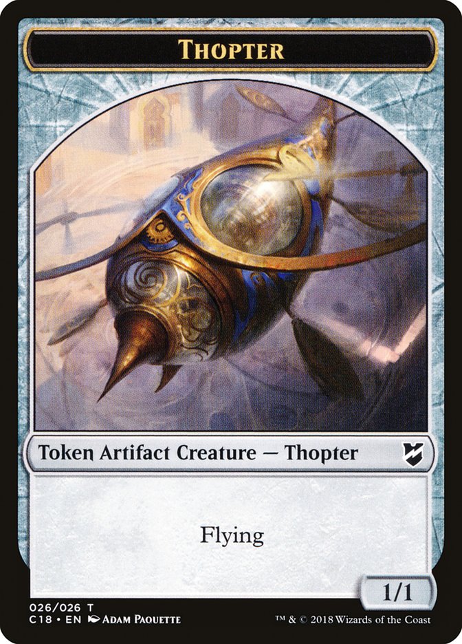 Elemental // Thopter (026) Double-Sided Token [Commander 2018 Tokens] | Lots Moore NSW
