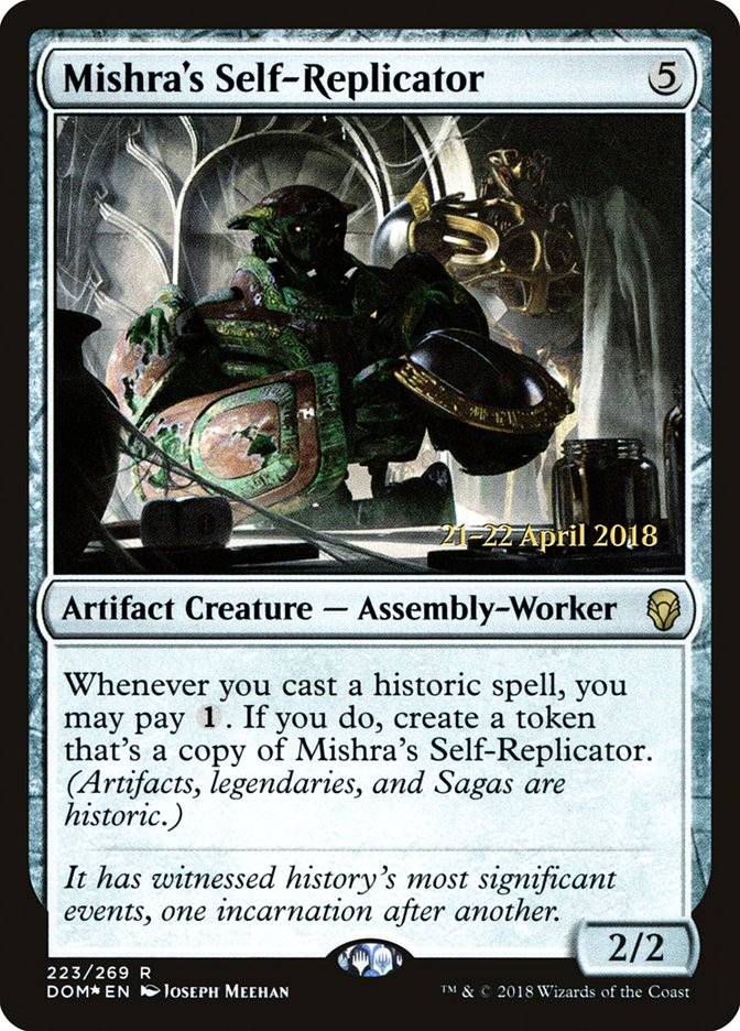 Mishra's Self-Replicator [Dominaria Prerelease Promos] | Lots Moore NSW