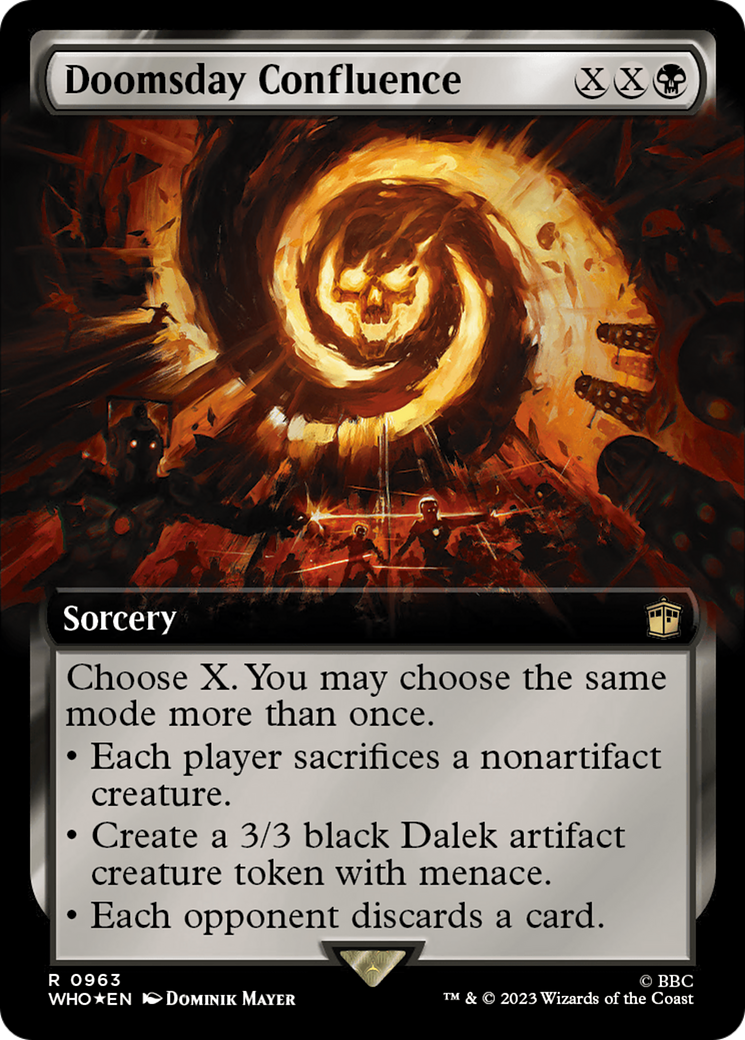 Doomsday Confluence (Extended Art) (Surge Foil) [Doctor Who] | Lots Moore NSW