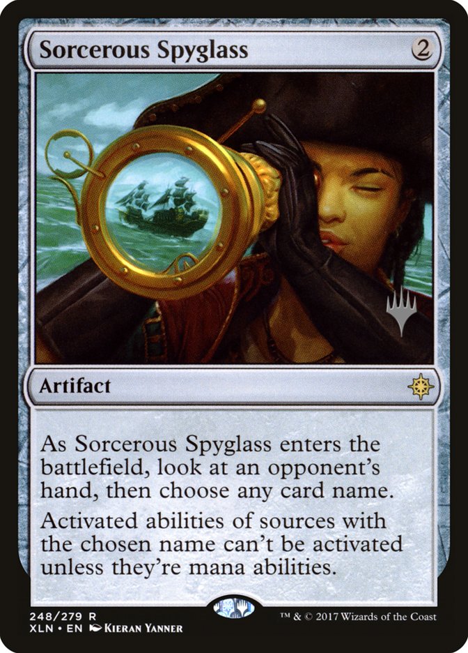 Sorcerous Spyglass (Promo Pack) [Ixalan Promos] | Lots Moore NSW