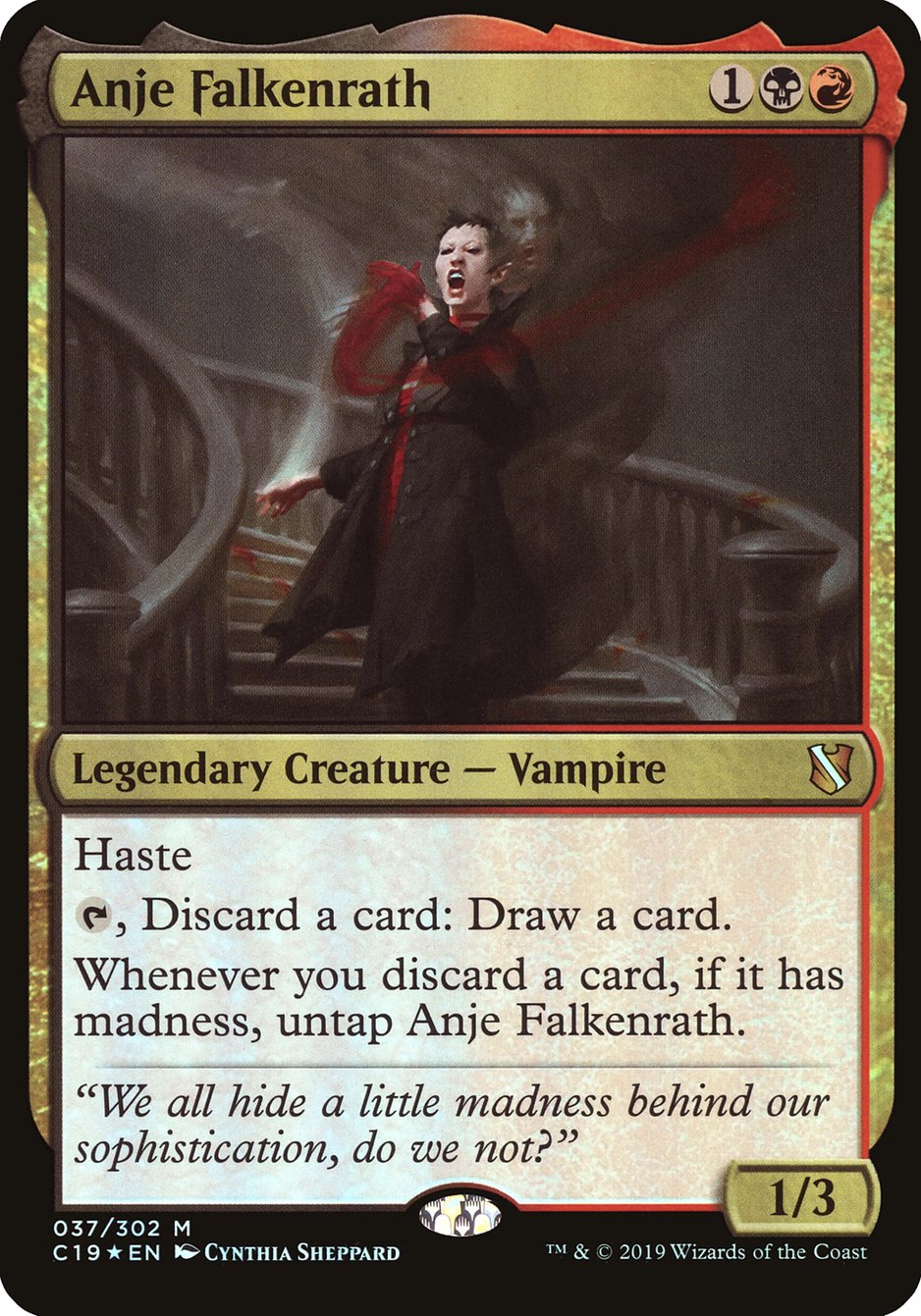 Anje Falkenrath (Oversized) [Commander 2019 Oversized] | Lots Moore NSW