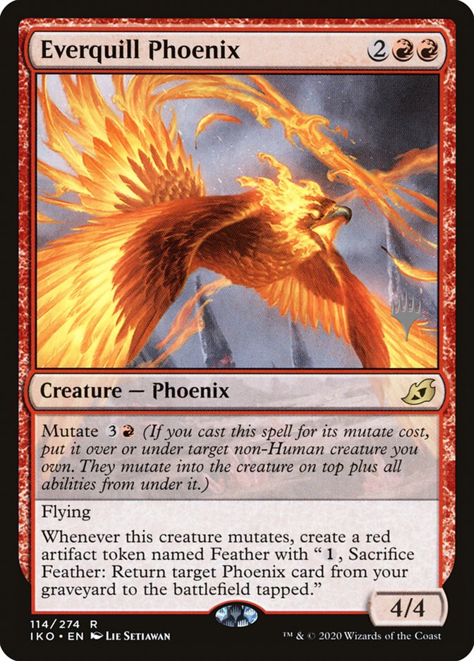 Everquill Phoenix (Promo Pack) [Ikoria: Lair of Behemoths Promos] | Lots Moore NSW
