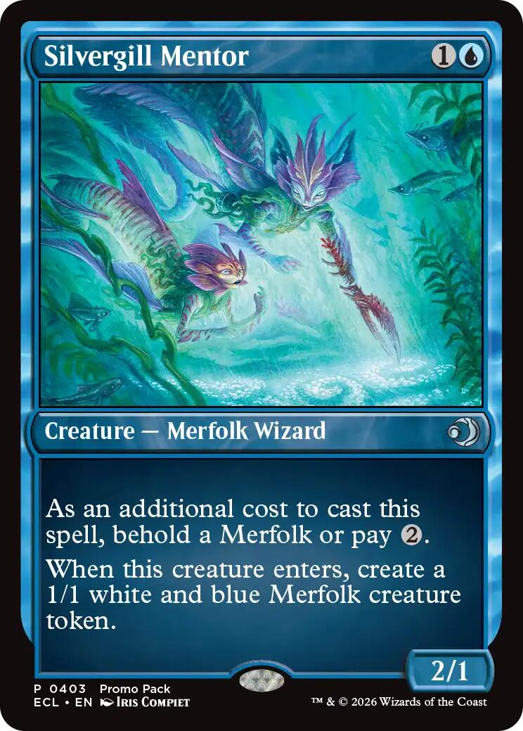 Silvergill Mentor [Lorwyn Eclipsed Promos] | Lots Moore NSW