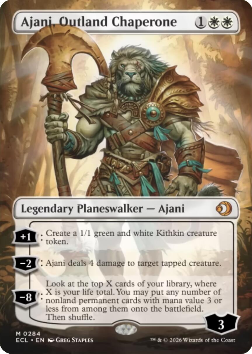 Ajani, Outland Chaperone (Borderless) [Lorwyn Eclipsed] | Lots Moore NSW