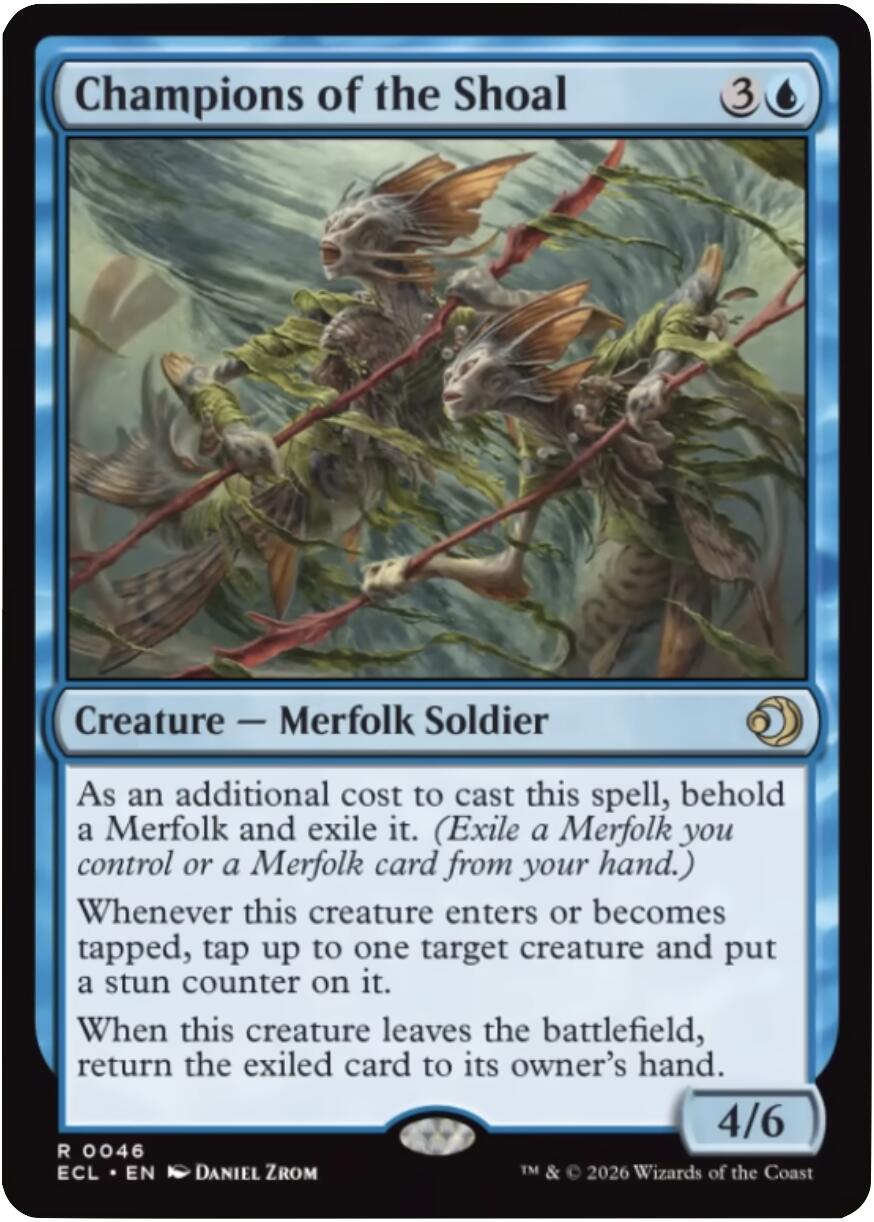 Champions of the Shoal [Lorwyn Eclipsed] | Lots Moore NSW