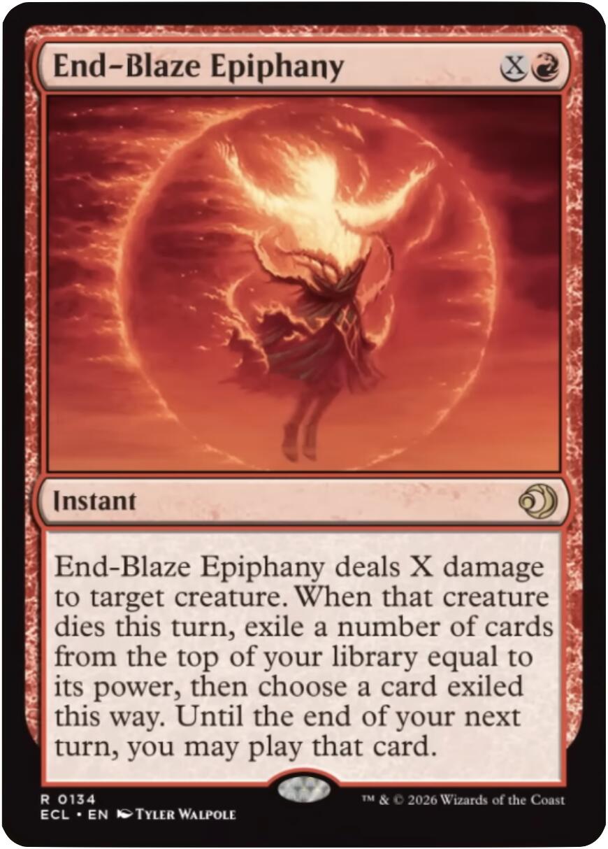 End-Blaze Epiphany [Lorwyn Eclipsed] | Lots Moore NSW