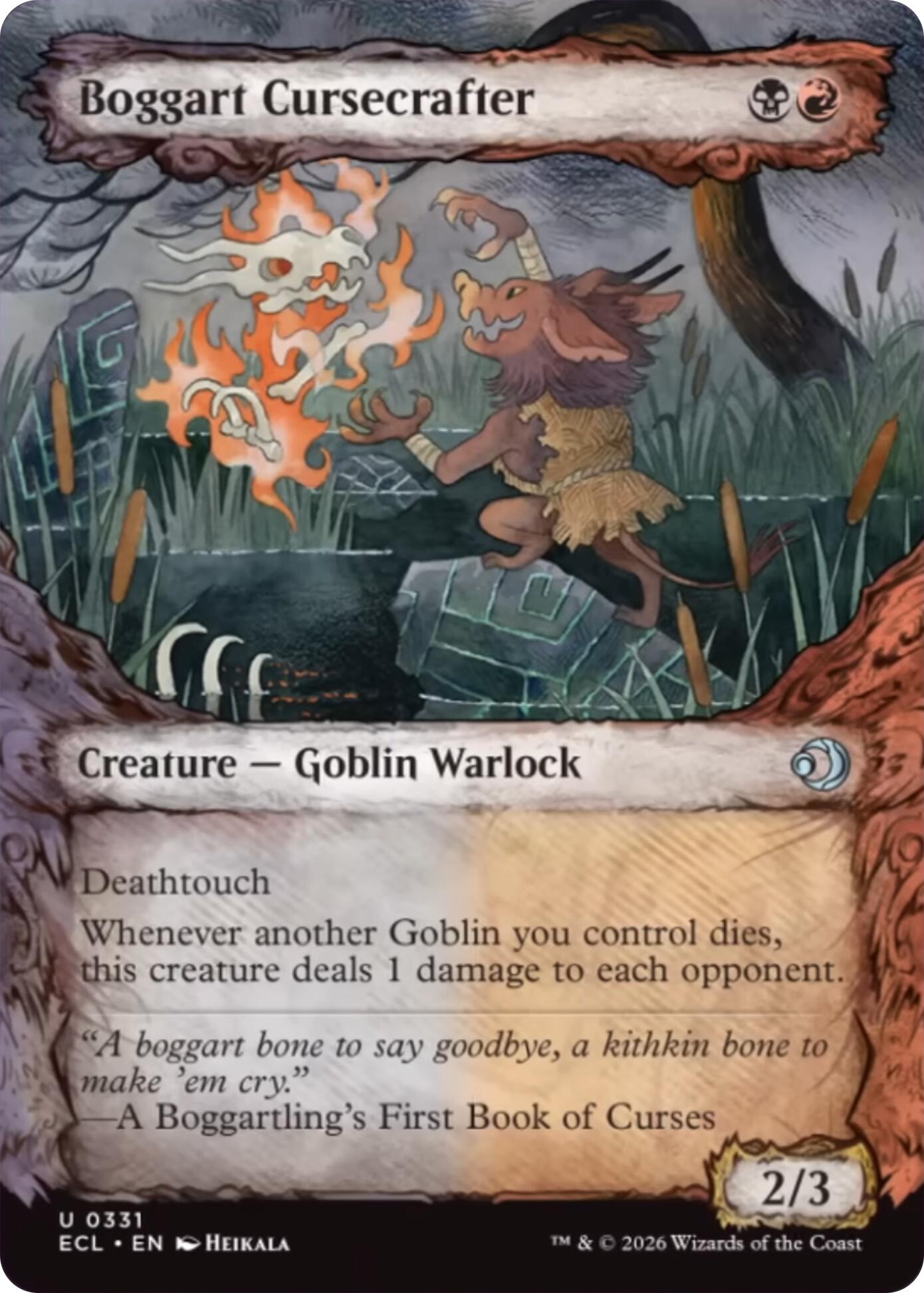 Boggart Cursecrafter (Showcase) [Lorwyn Eclipsed] | Lots Moore NSW