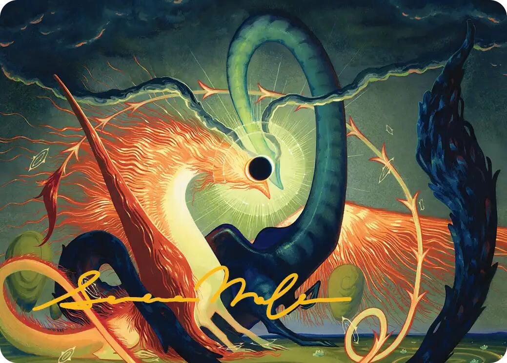 Celestial Reunion Art Card (42/54) (Gold-Stamped Signature) [Lorwyn Eclipsed Art Series] | Lots Moore NSW