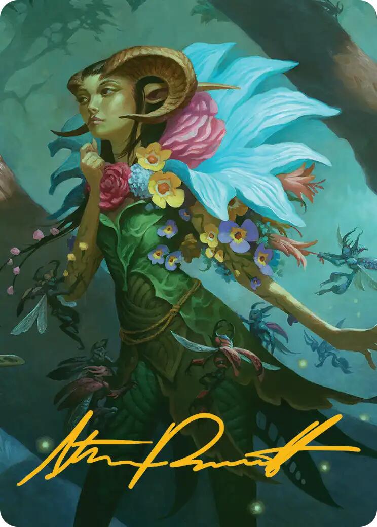 Maralen, Fae Ascendant Art Card (Gold-Stamped Signature) [Lorwyn Eclipsed Art Series] | Lots Moore NSW