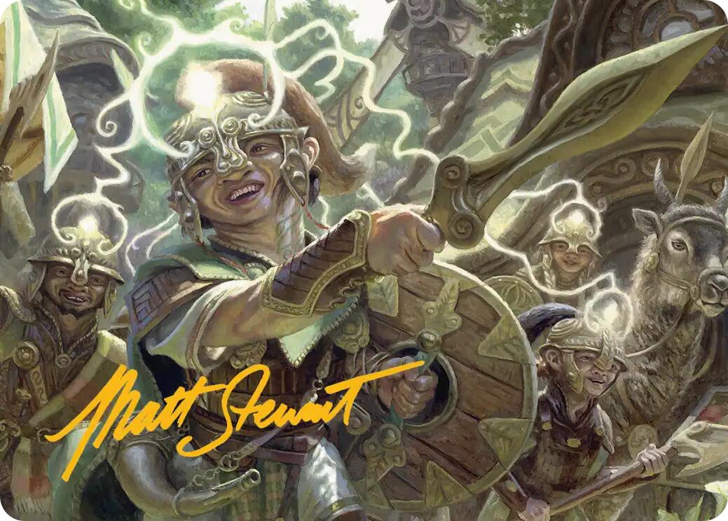 Thoughtweft Lieutenant Art Card (Gold-Stamped Signature) [Lorwyn Eclipsed Art Series] | Lots Moore NSW