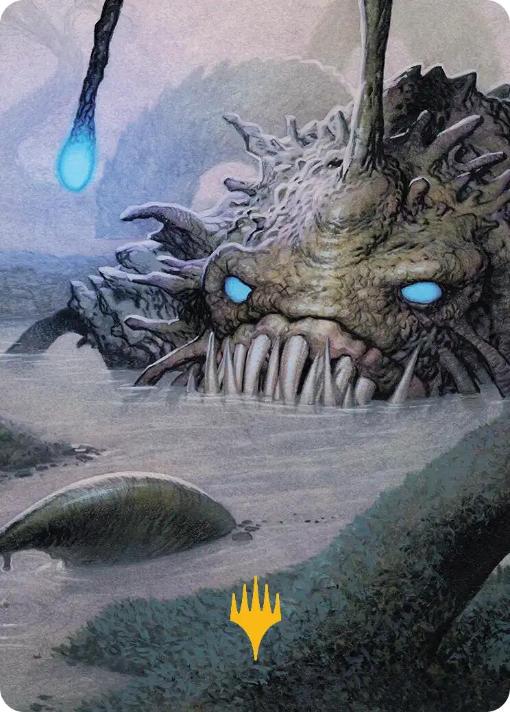 Deceit Art Card (Gold-Stamped Planeswalker Symbol) [Lorwyn Eclipsed Art Series] | Lots Moore NSW