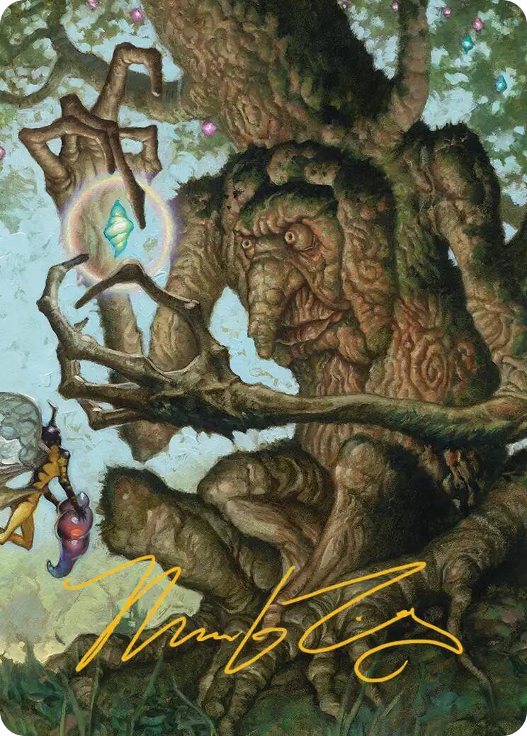Faeburrow Elder Art Card (Gold-Stamped Signature) [Lorwyn Eclipsed Art Series] | Lots Moore NSW