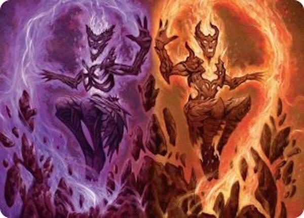 Fire Covenant Art Card [Lorwyn Eclipsed Art Series] | Lots Moore NSW