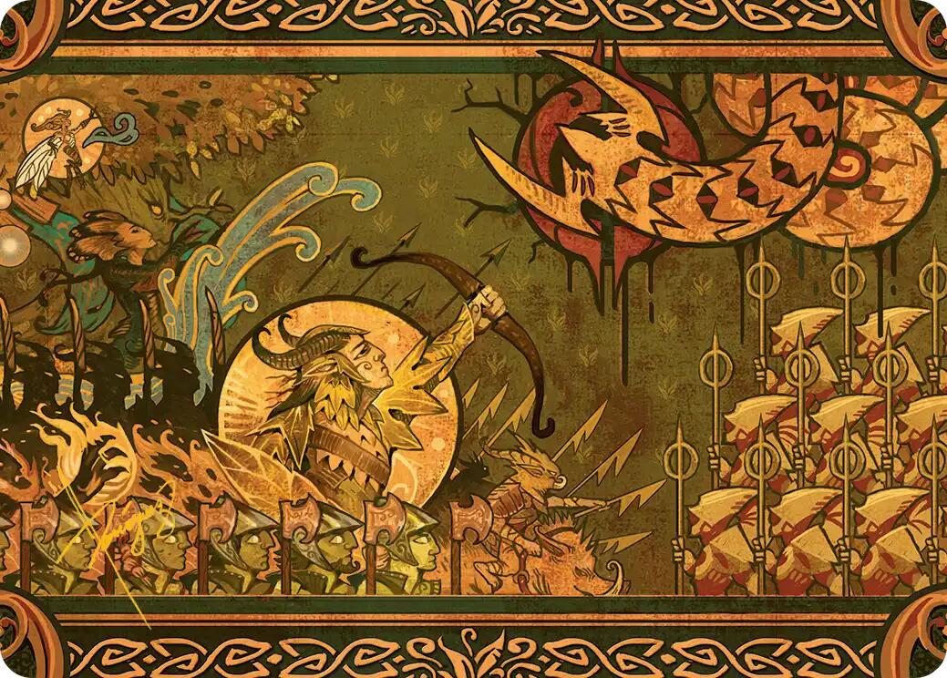 Chronicle of Victory Art Card (Gold-Stamped Signature) [Lorwyn Eclipsed Art Series] | Lots Moore NSW