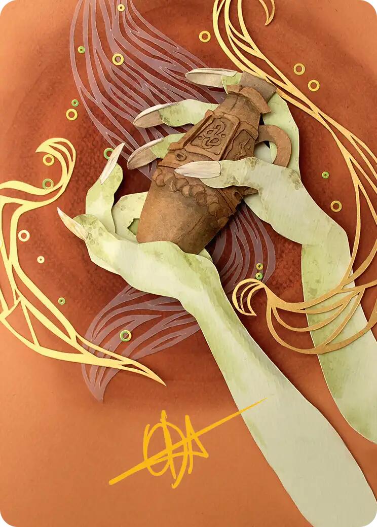 Thousand-Year Elixir Art Card (Gold-Stamped Signature) [Lorwyn Eclipsed Art Series] | Lots Moore NSW