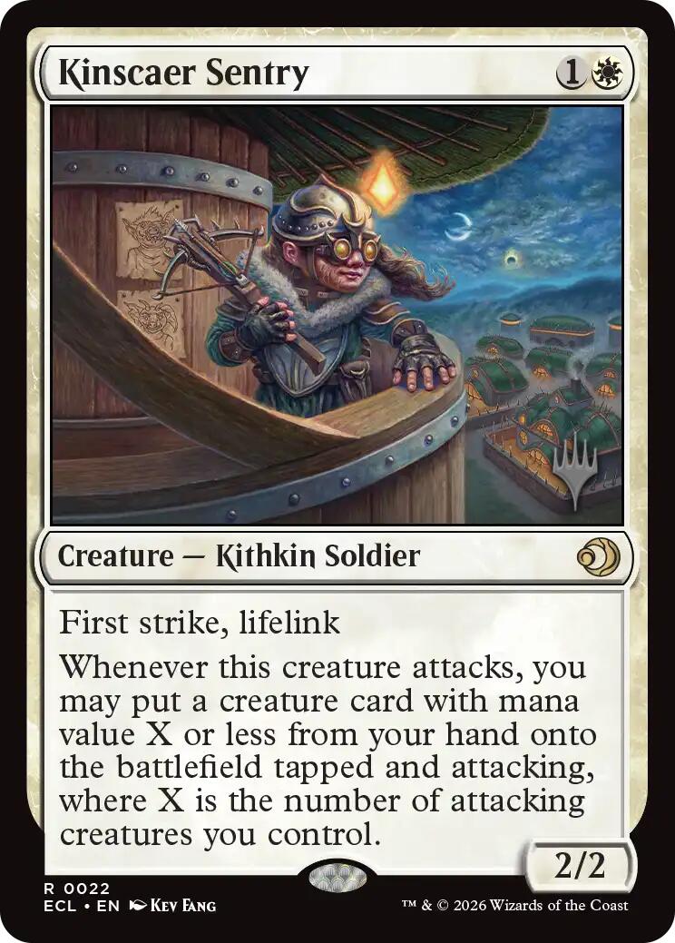 Kinscaer Sentry [Lorwyn Eclipsed Promos] | Lots Moore NSW