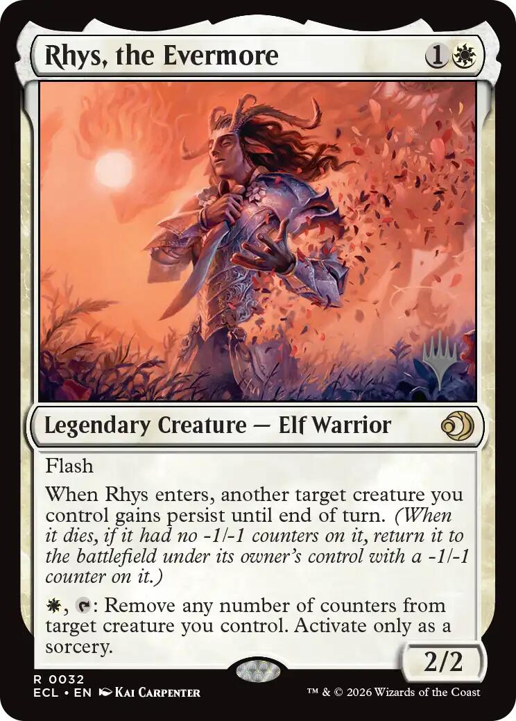 Rhys, the Evermore [Lorwyn Eclipsed Promos] | Lots Moore NSW