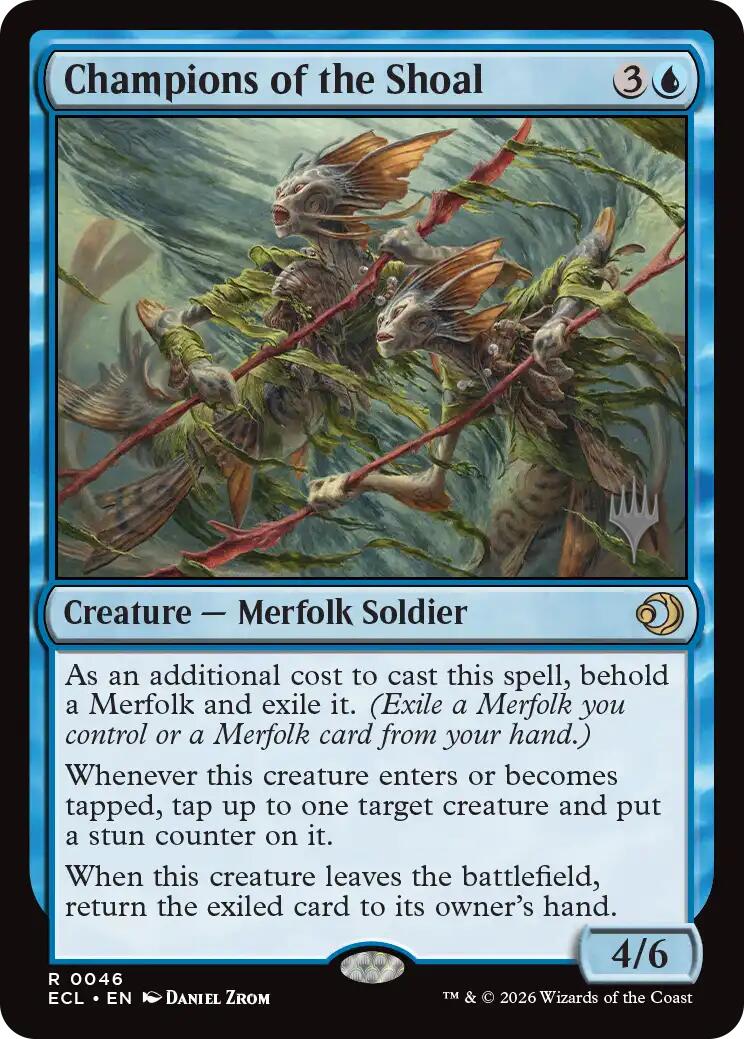 Champions of the Shoal [Lorwyn Eclipsed Promos] | Lots Moore NSW
