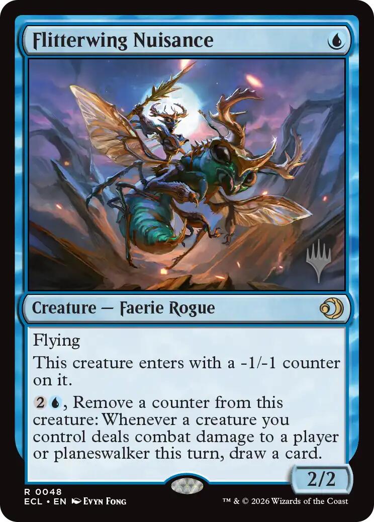 Flitterwing Nuisance [Lorwyn Eclipsed Promos] | Lots Moore NSW