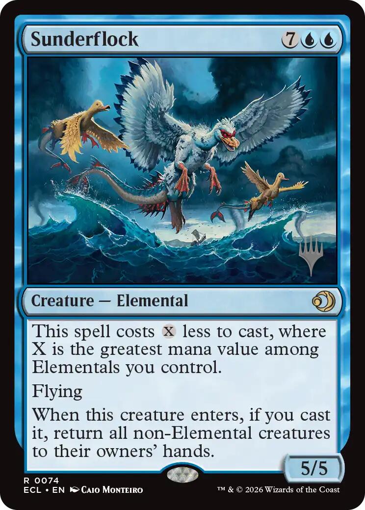 Sunderflock [Lorwyn Eclipsed Promos] | Lots Moore NSW