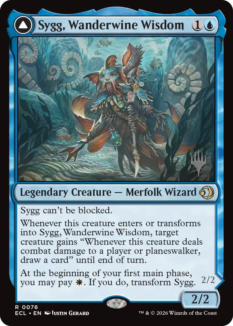 Sygg, Wanderwine Wisdom [Lorwyn Eclipsed Promos] | Lots Moore NSW