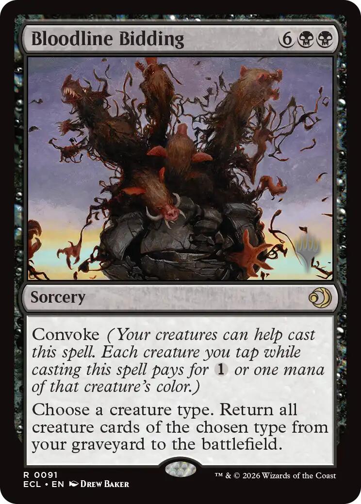 Bloodline Bidding [Lorwyn Eclipsed Promos] | Lots Moore NSW