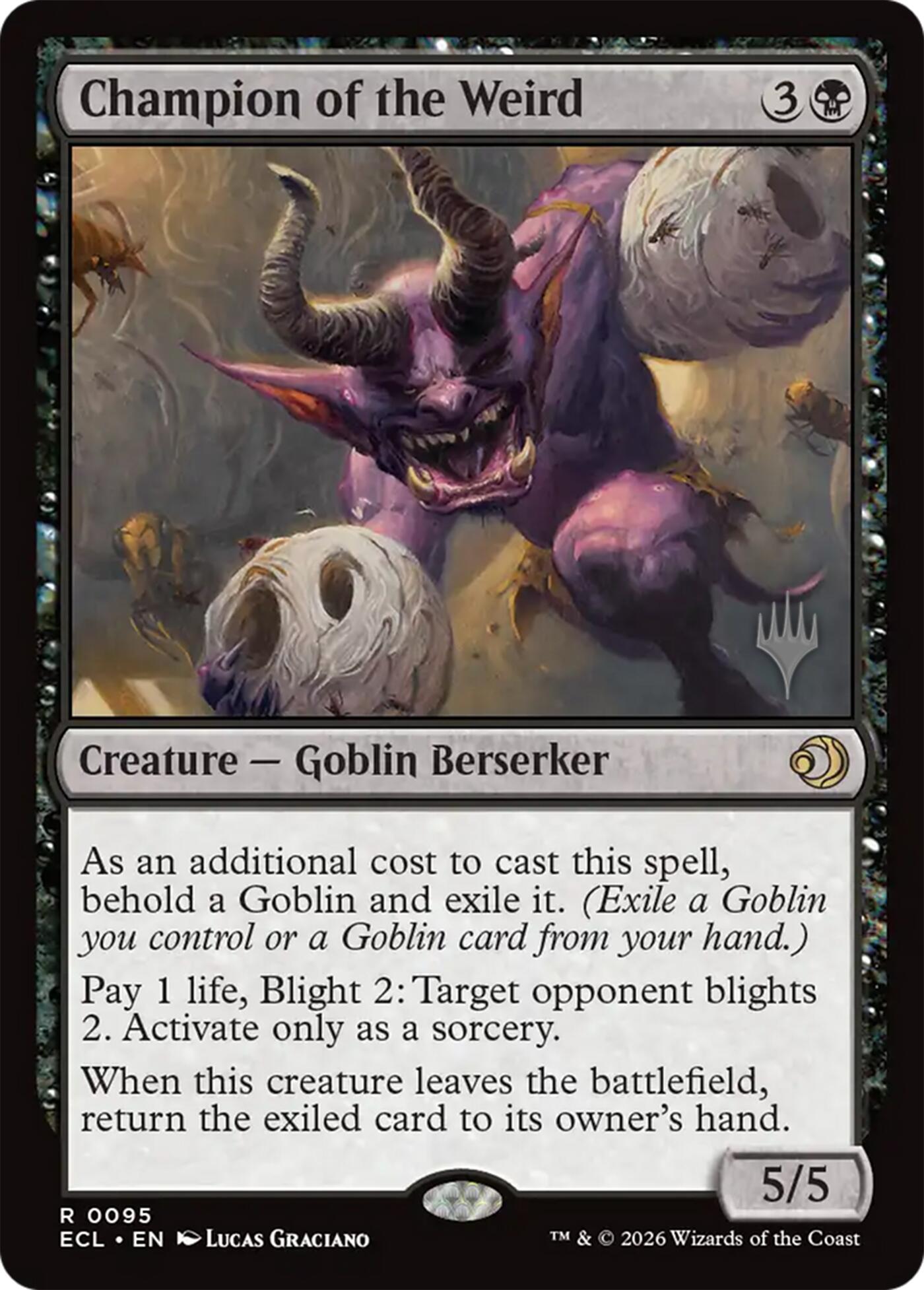 Champion of the Weird [Lorwyn Eclipsed Promos] | Lots Moore NSW