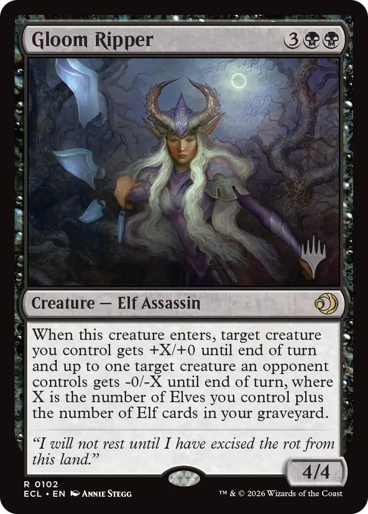 Gloom Ripper [Lorwyn Eclipsed Promos] | Lots Moore NSW