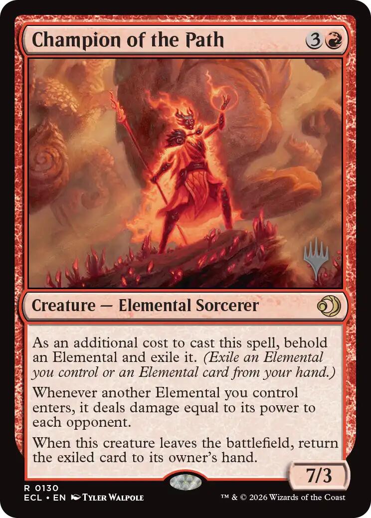 Champion of the Path [Lorwyn Eclipsed Promos] | Lots Moore NSW