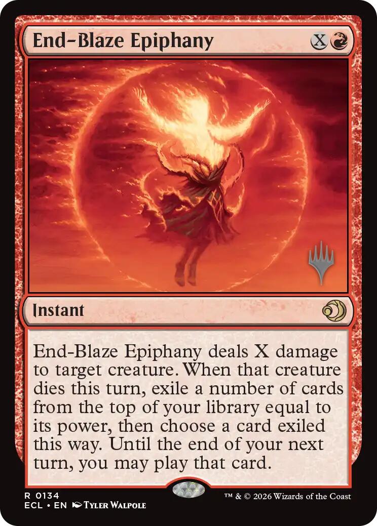 End-Blaze Epiphany [Lorwyn Eclipsed Promos] | Lots Moore NSW