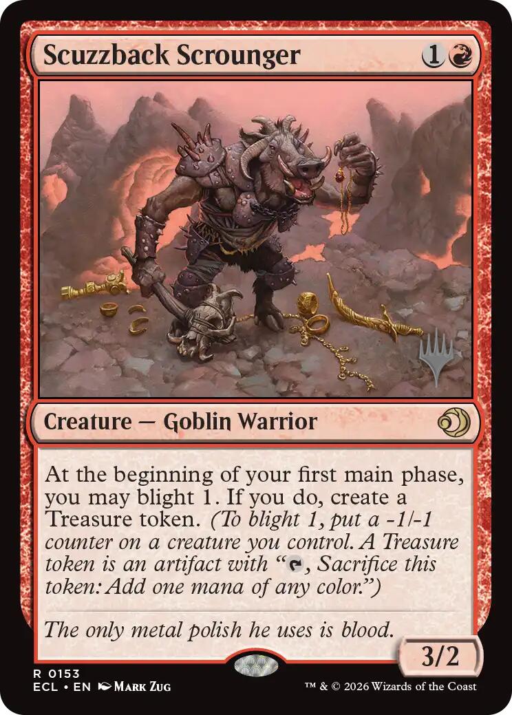 Scuzzback Scrounger [Lorwyn Eclipsed Promos] | Lots Moore NSW