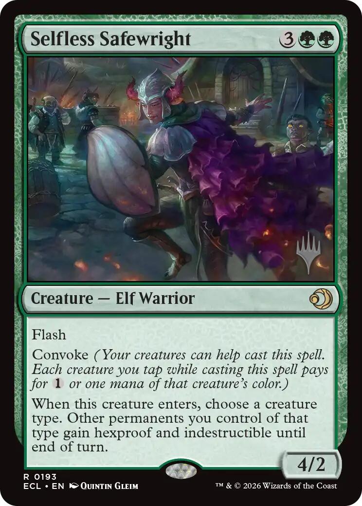 Selfless Safewright [Lorwyn Eclipsed Promos] | Lots Moore NSW
