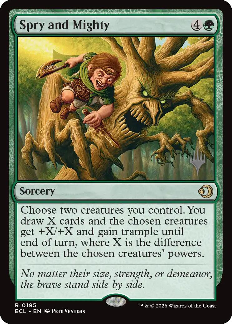 Spry and Mighty [Lorwyn Eclipsed Promos] | Lots Moore NSW