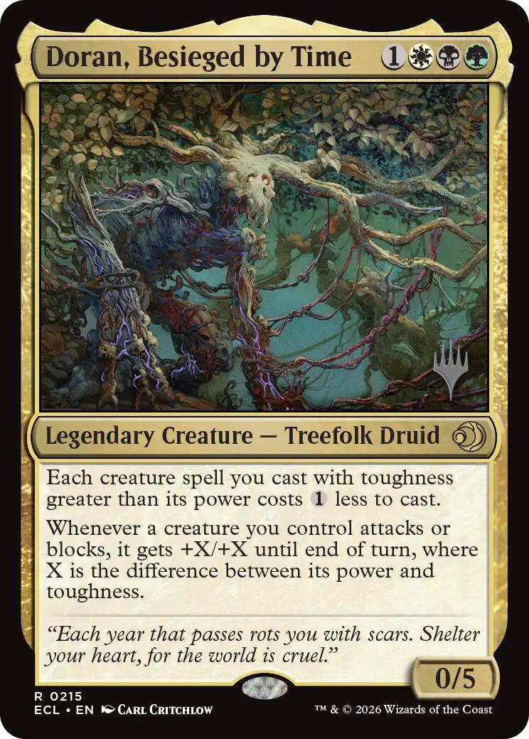 Doran, Besieged by Time [Lorwyn Eclipsed Promos] | Lots Moore NSW