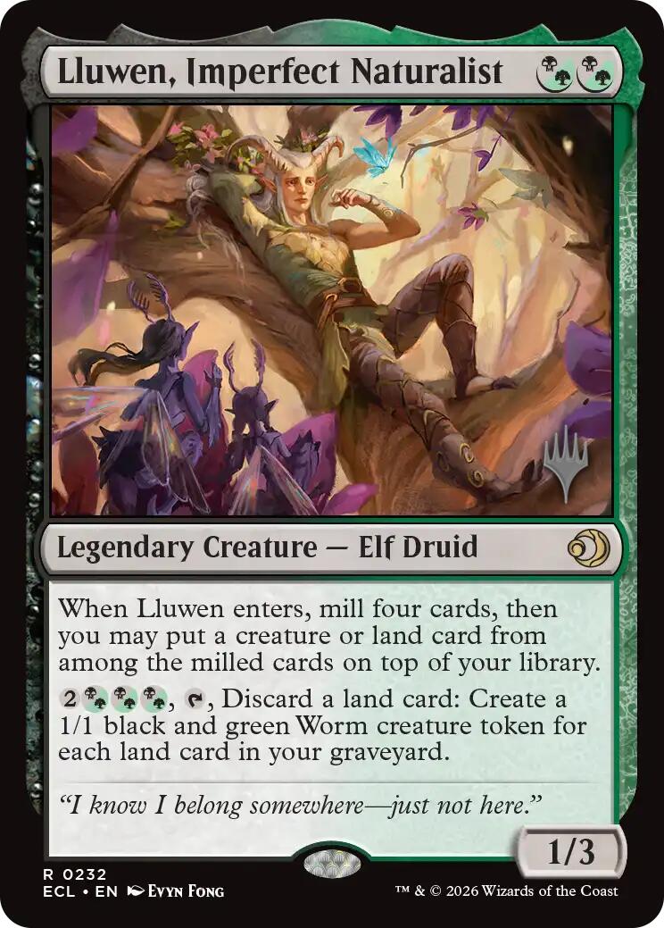 Lluwen, Imperfect Naturalist [Lorwyn Eclipsed Promos] | Lots Moore NSW