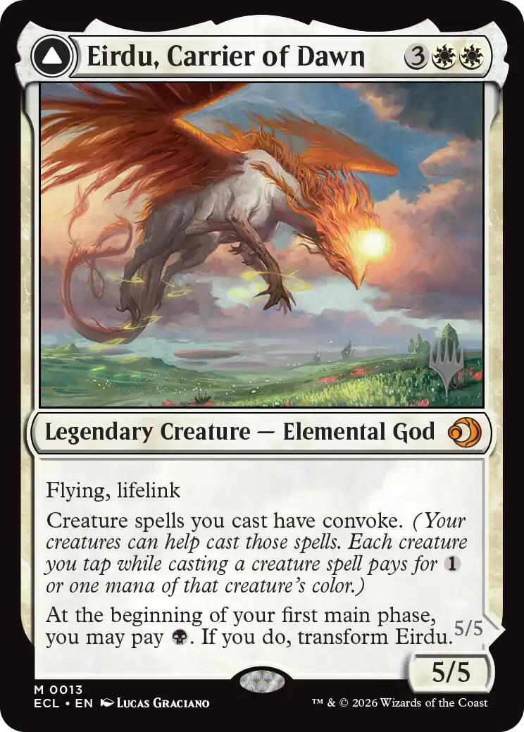 Eirdu, Carrier of Dawn [Lorwyn Eclipsed Promos] | Lots Moore NSW