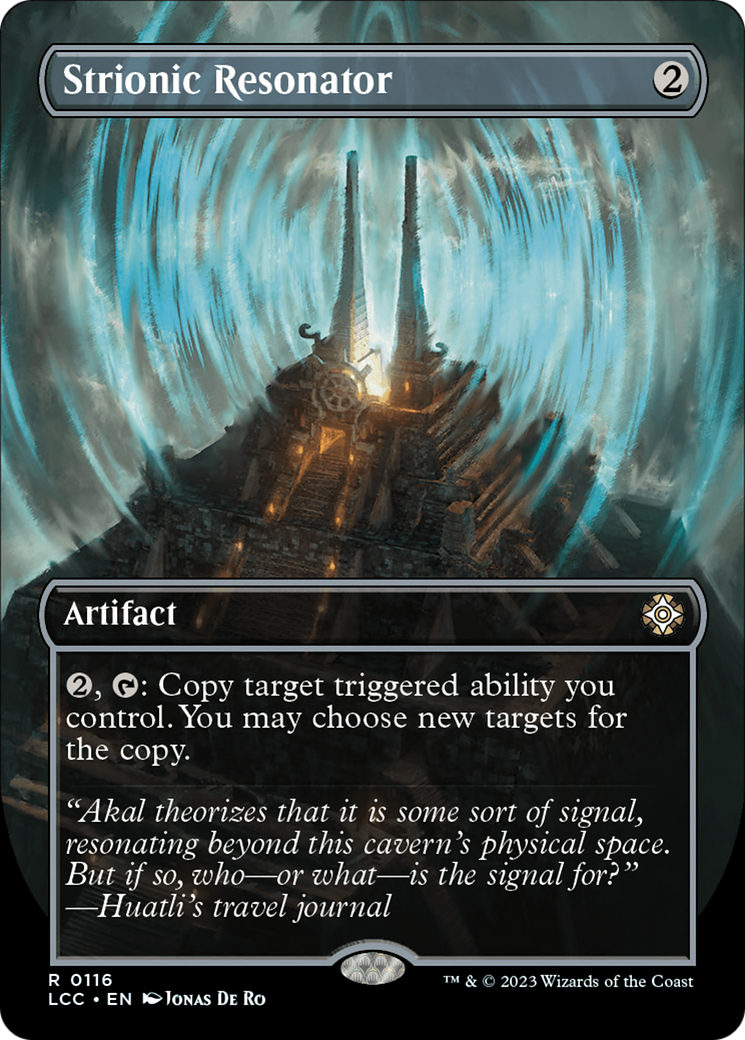 Strionic Resonator (Borderless) [The Lost Caverns of Ixalan Commander] | Lots Moore NSW