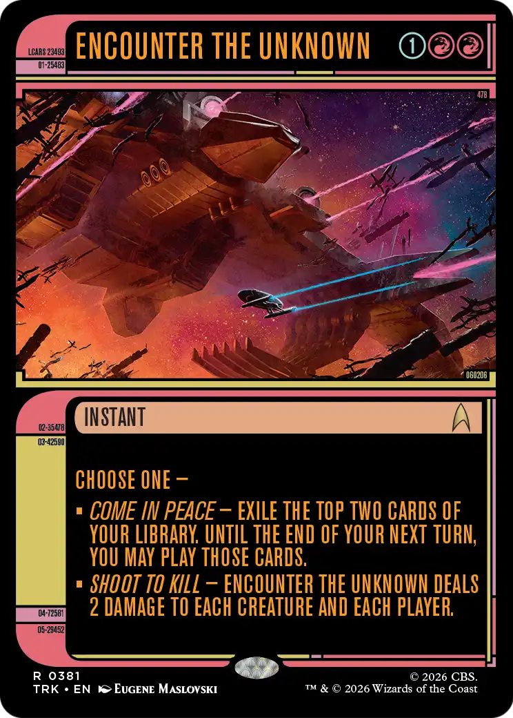 Encounter the Unknown (Showcase) [Star Trek] | Lots Moore NSW