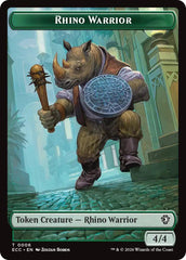Rhino Warrior // Elemental (0009) Double-Sided Token [Lorwyn Eclipsed Tokens] | Lots Moore NSW