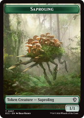 Saproling // Scarecrow Double-Sided Token [Lorwyn Eclipsed Tokens] | Lots Moore NSW
