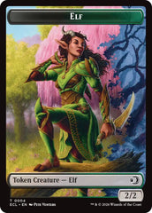 Elf // Kithkin (0007) Double-Sided Token [Lorwyn Eclipsed Tokens] | Lots Moore NSW
