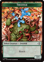 Treefolk // Goblin Double-Sided Token [Lorwyn Eclipsed Tokens] | Lots Moore NSW