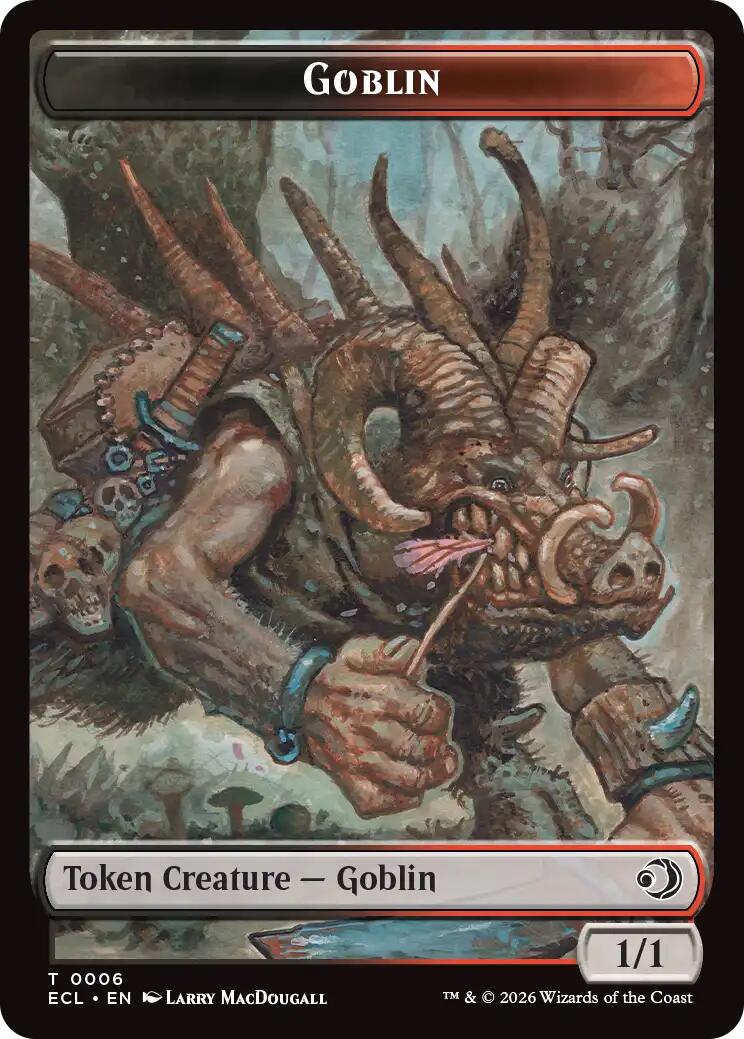 Faerie // Goblin Double-Sided Token [Lorwyn Eclipsed Tokens] | Lots Moore NSW