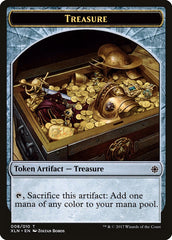 Dinosaur // Treasure (008) Double-Sided Token [Ixalan Tokens] | Lots Moore NSW
