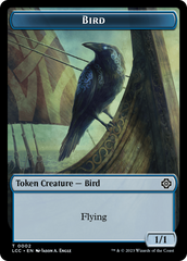 Bird // Merfolk (0003) Double-Sided Token [The Lost Caverns of Ixalan Commander Tokens] | Lots Moore NSW