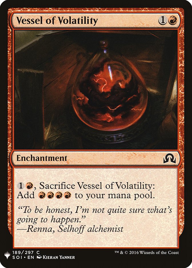 Vessel of Volatility [Mystery Booster] | Lots Moore NSW