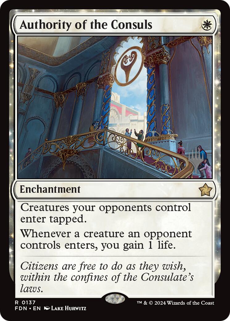 Authority of the Consuls [Lorwyn Eclipsed Promos] | Lots Moore NSW
