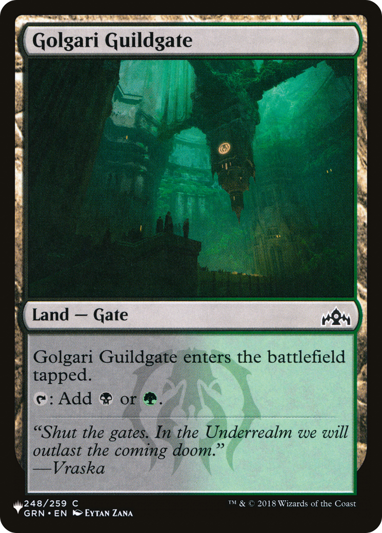 Golgari Guildgate [The List] | Lots Moore NSW