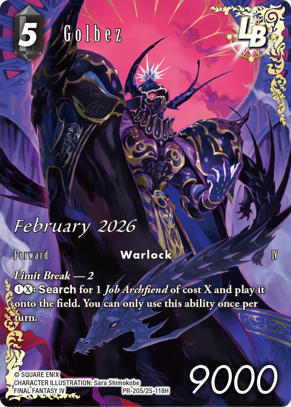 Golbez (PR-205/25-118H) [Promo Cards] | Lots Moore NSW